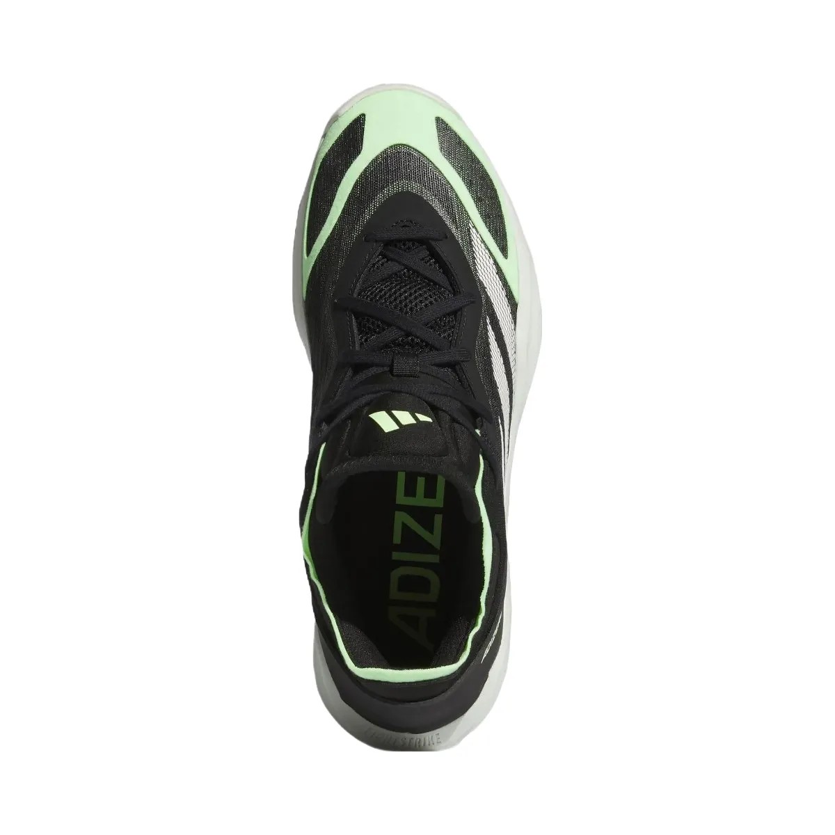 Adidas Adizero Select 2.0 Low Core Black Cloud White Green Spark - HypeFly India View 4