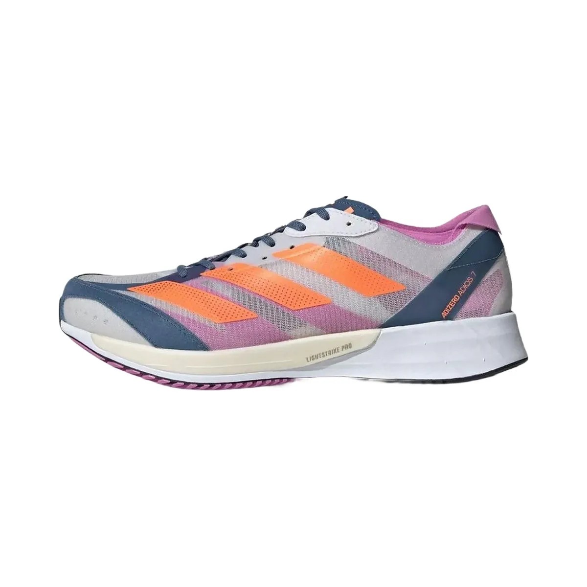 Adidas Adizero Adios 7 Dash Grey Solar Orange Wonder Steel - HypeFly India View 2