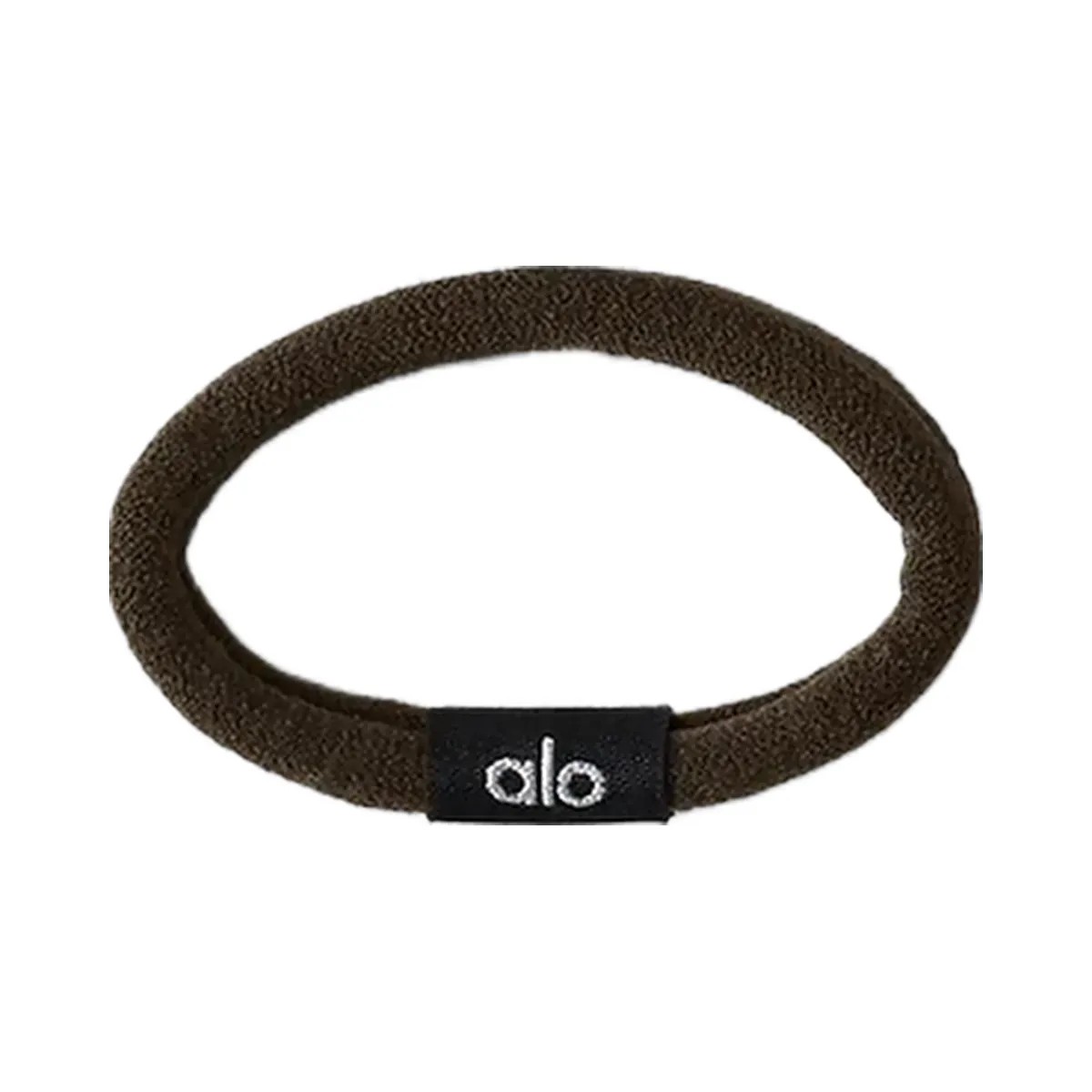Alo Untangled Hair Tie (6-Pack) - Beige/Espresso - HypeFly India View 1