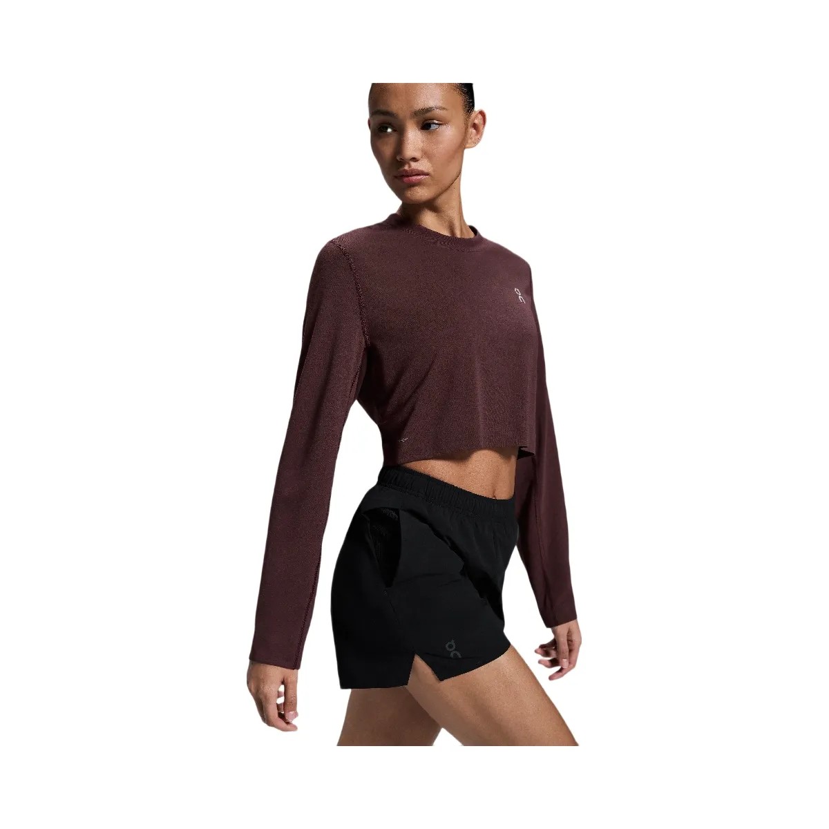 On Active Long-T Crop Mulberry - HypeFly India View 5