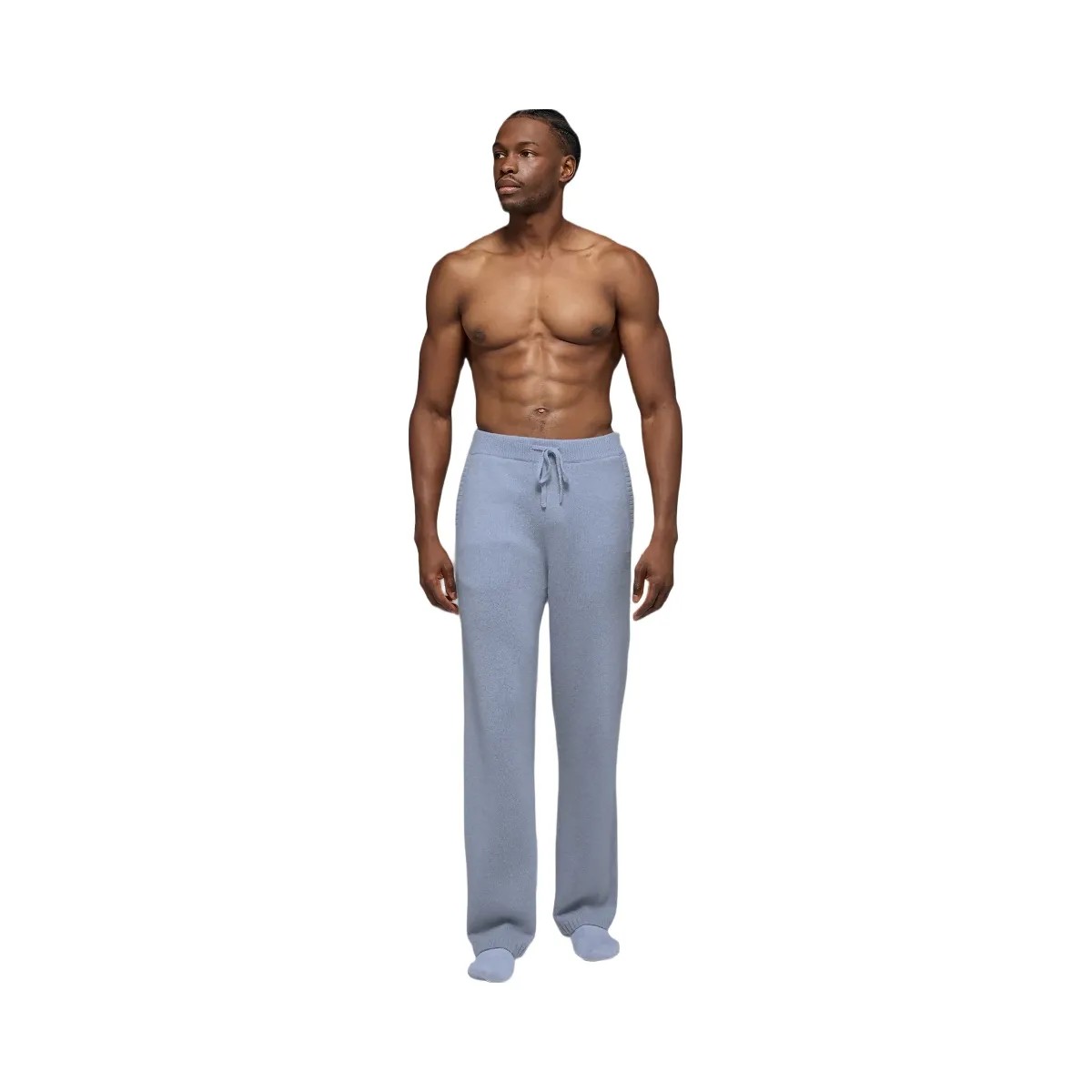 Alo Men's Wool Cashmere New Class Sweatpant - Winter Frost - HypeFly India View 1