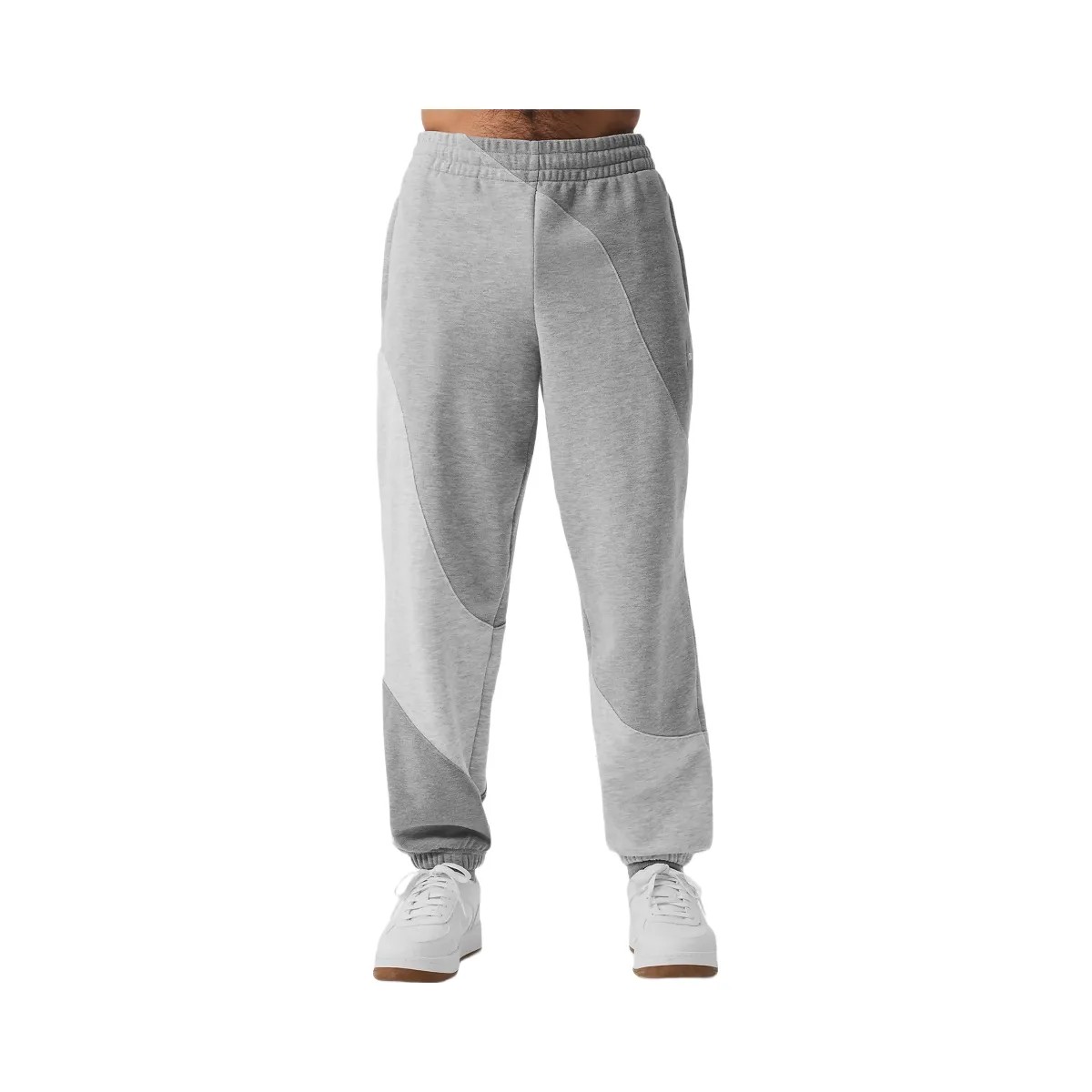 Alo Men's Make Waves Sweatpant - Athletic Heather Grey Tonal - HypeFly India View 2