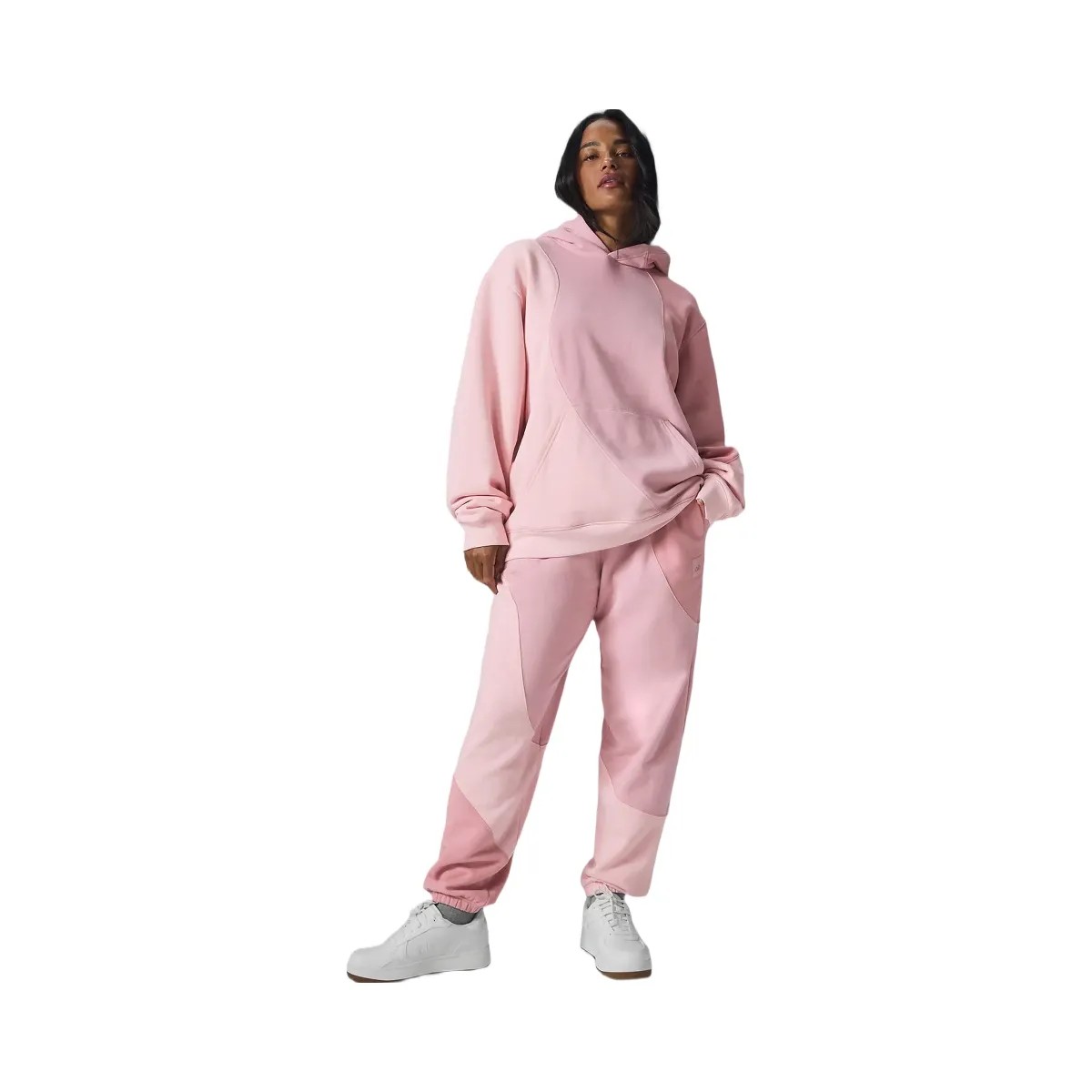 Alo Women's Make Waves Hoodie - Sunset Pink Tonal - HypeFly India View 1