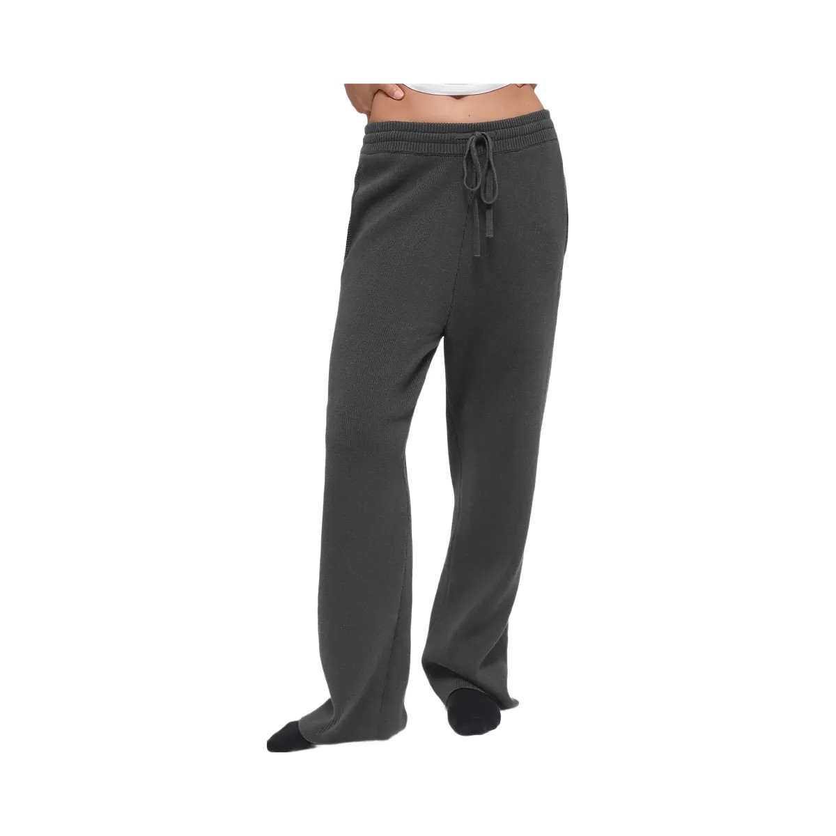 Alo Men's Scholar Straight Leg Sweatpant - Anthracite - HypeFly India View 1