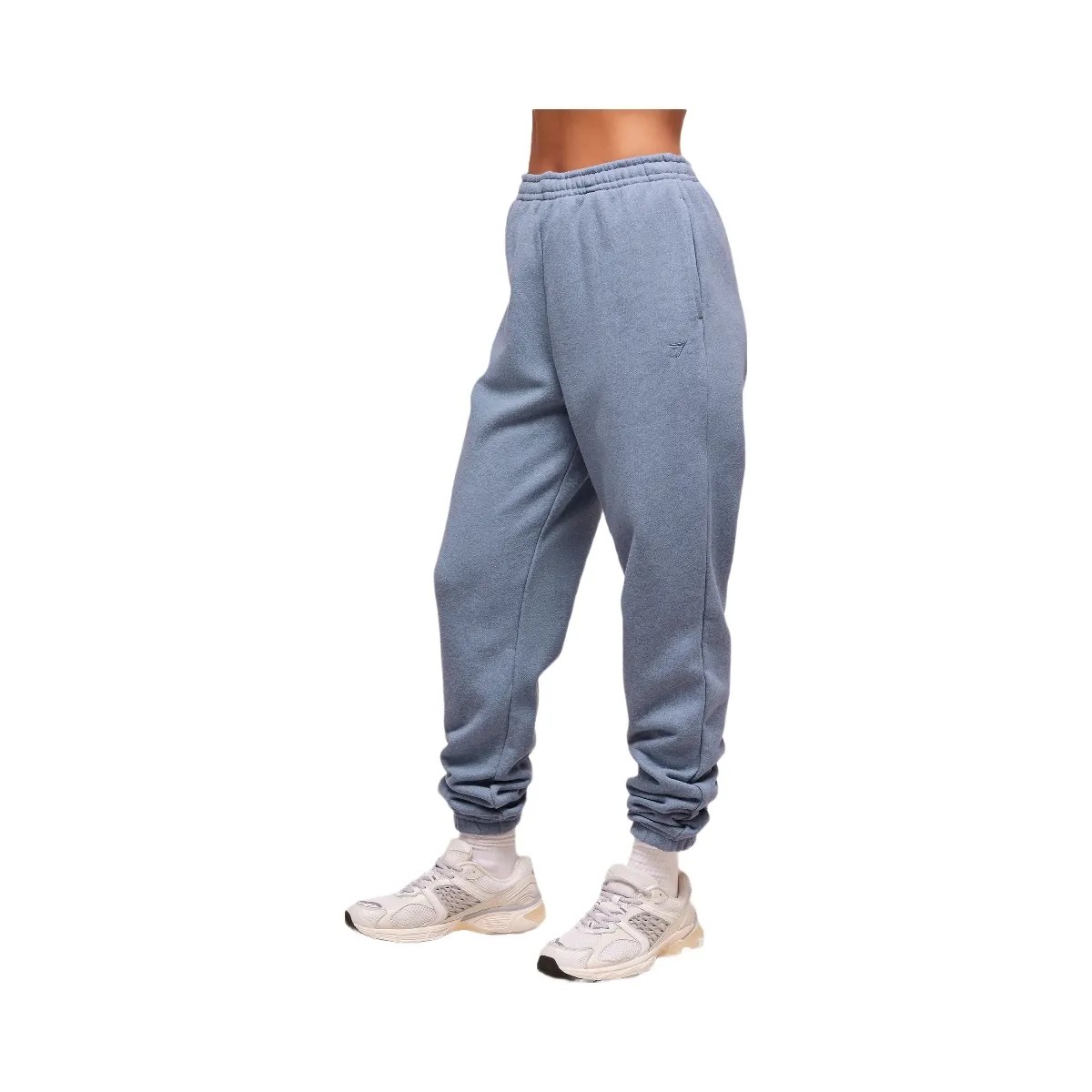 Gymshark Rest Day Sweats 2.0 Joggers - Worn Blue Marl - HypeFly India View 3