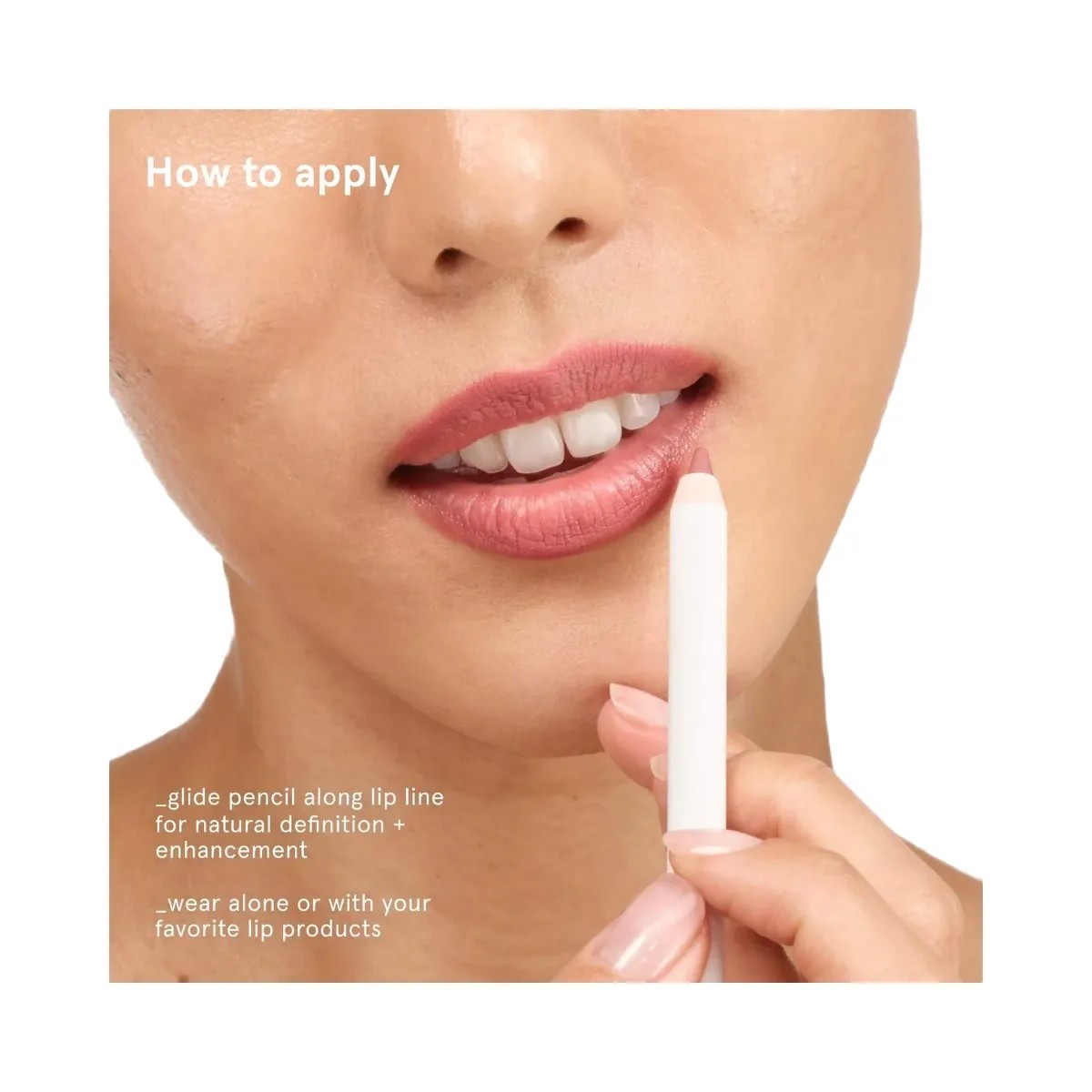 Glossier Lip Line Enhancing Hydrating Longwear Lip Liner Pencil - Grip - HypeFly India View 3