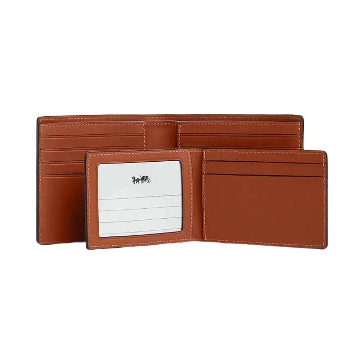 Coach 3 In 1 Wallet Smooth Leather-Tan - HypeFly India View 4