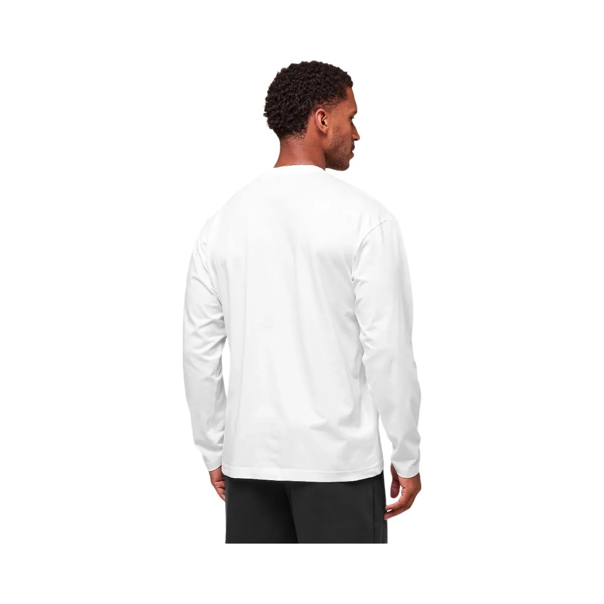 Gymshark Essential Oversized Long Sleeve T-Shirt - White - HypeFly India View 2