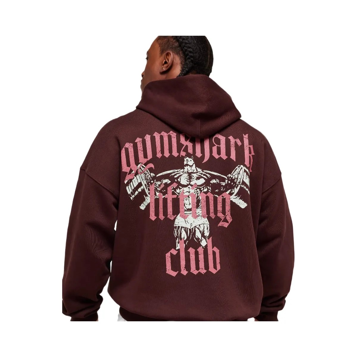 Gymshark Lifting Club Hoodie - Rich Maroon - HypeFly India View 4