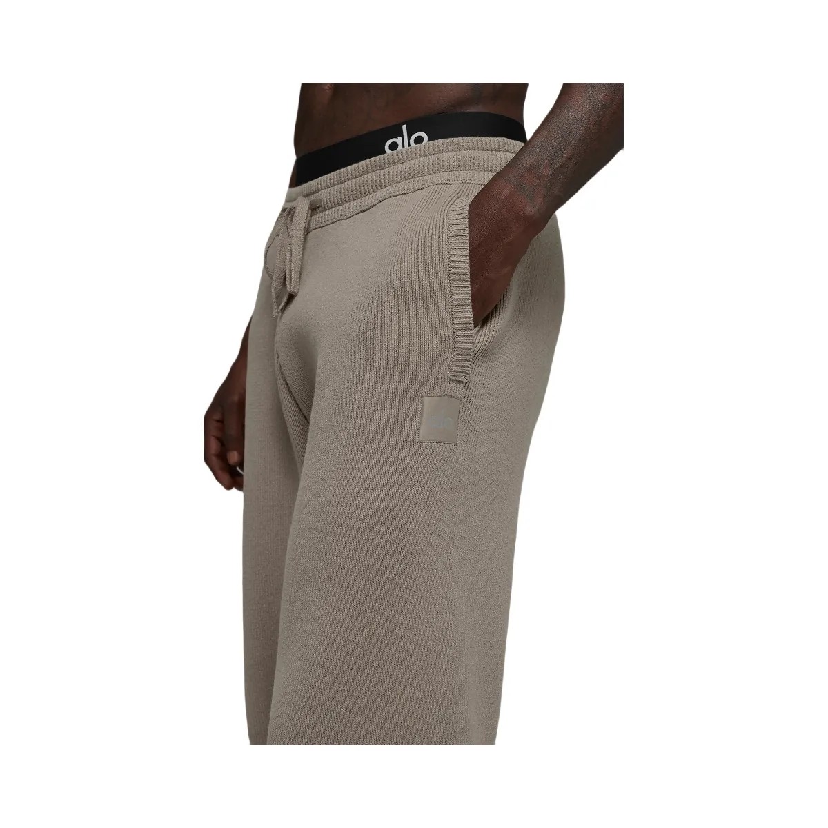 Alo Men's Scholar Straight Leg Sweatpant - Light Cocoa - HypeFly India View 3