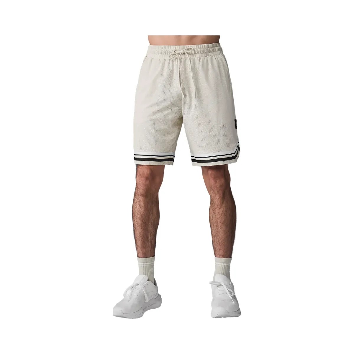 Alo Men's 9" Traction Arena Short - Bone - HypeFly India View 1