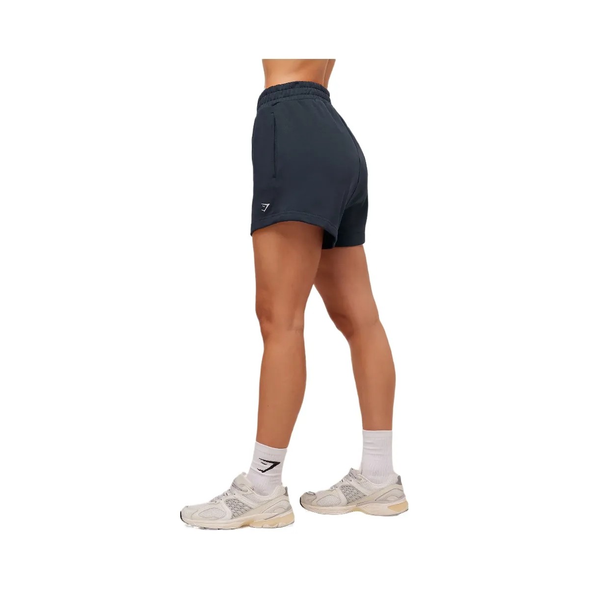 Gymshark Collegiate Graphic Short - Heavy Blue - HypeFly India View 3