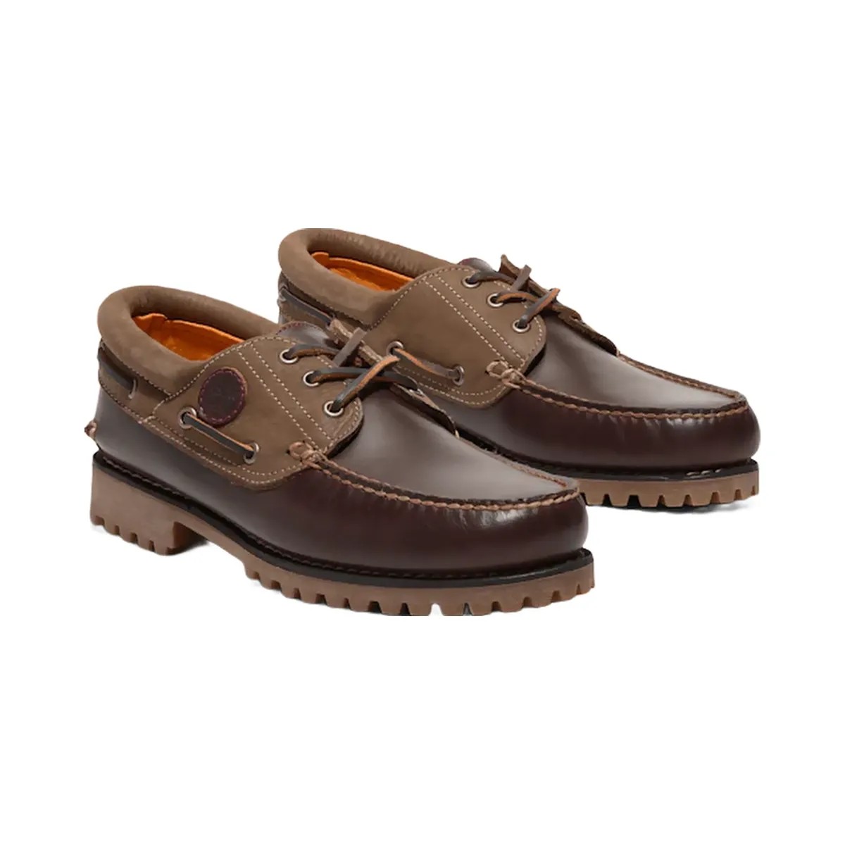 Timberland Authentics 3-Eye Boat Shoe Root Beer Full-Grain Men'S - HypeFly India View 1