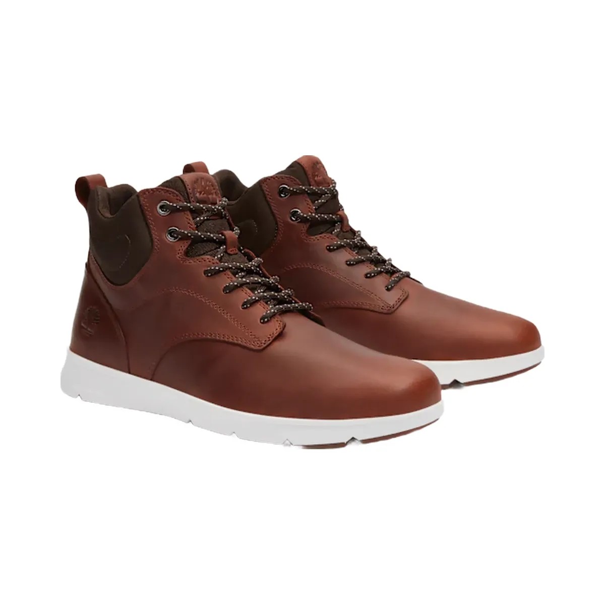 Timberland Mens Parker Street High-Top Sneaker Rust Full-Grain - HypeFly India View 1