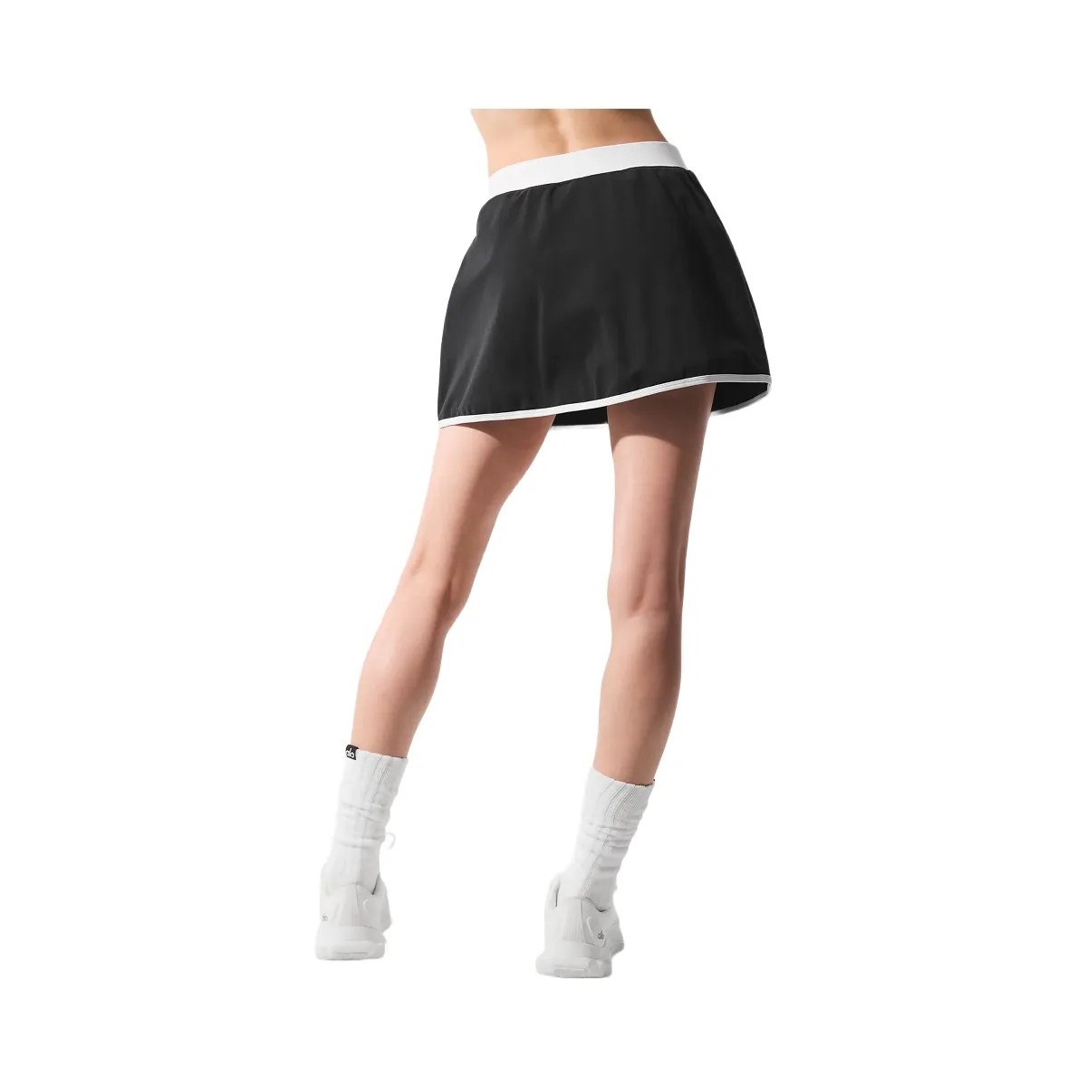 Alo Women's Airbrush Streamlined Skirt - Black/White - HypeFly India View 2