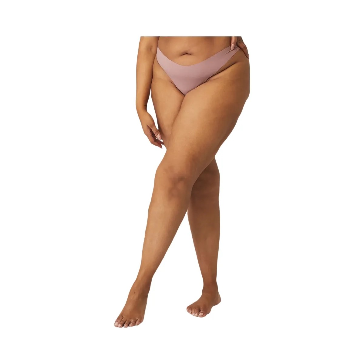Alo Women's Airbrush Invisible Thong - Smoky Quartz - HypeFly India View 4