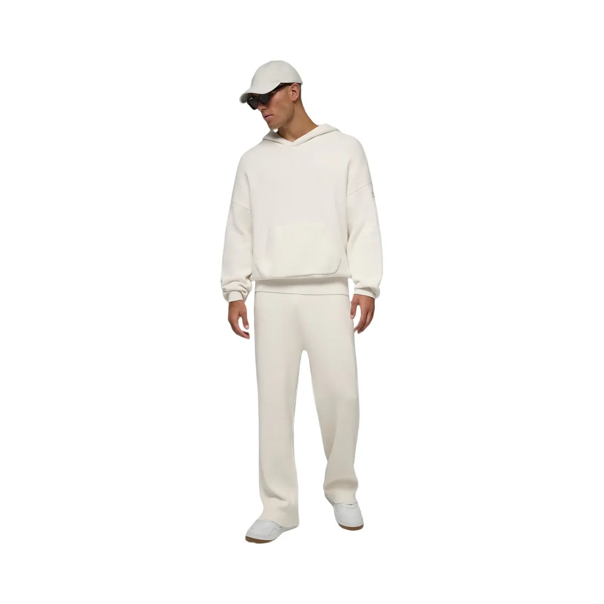 Alo Men's Scholar Hooded Sweater - Ivory - HypeFly India View 5
