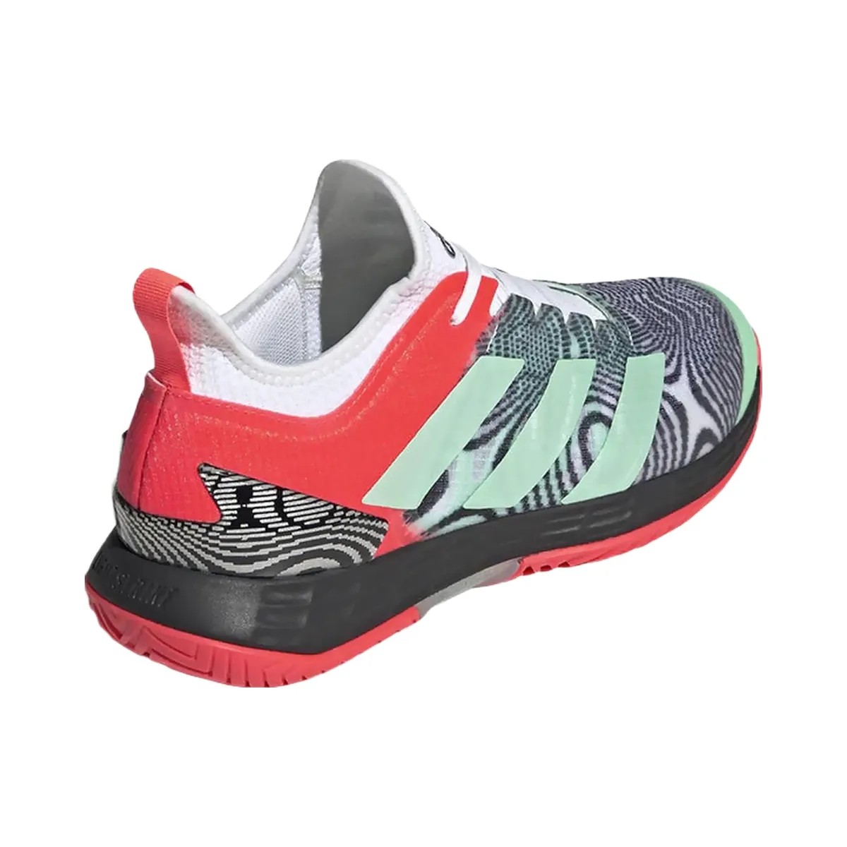 Adidas Adizero Ubersonic 4 Cloud White Pulse Mint Turbo - HypeFly India View 5