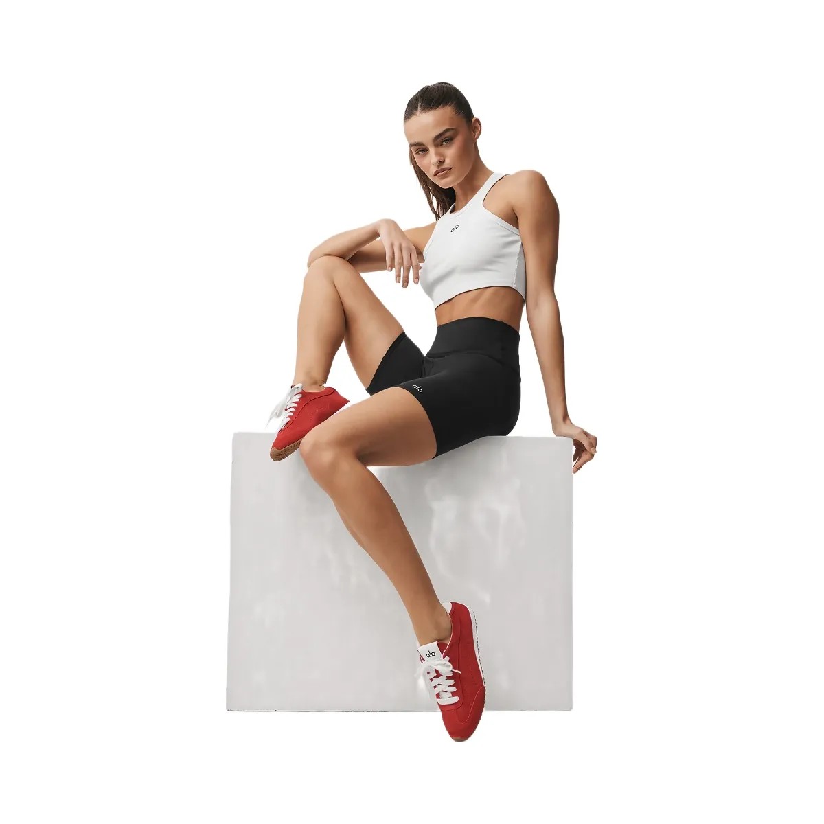 Alo Sunset Sneaker - Candy Heart Red - HypeFly India View 1