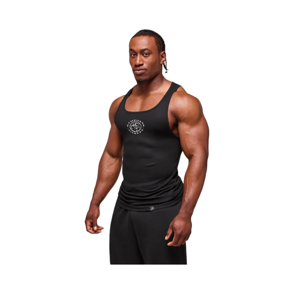 Gymshark Lifting Club Ribbed Tank - Black - HypeFly India View 3
