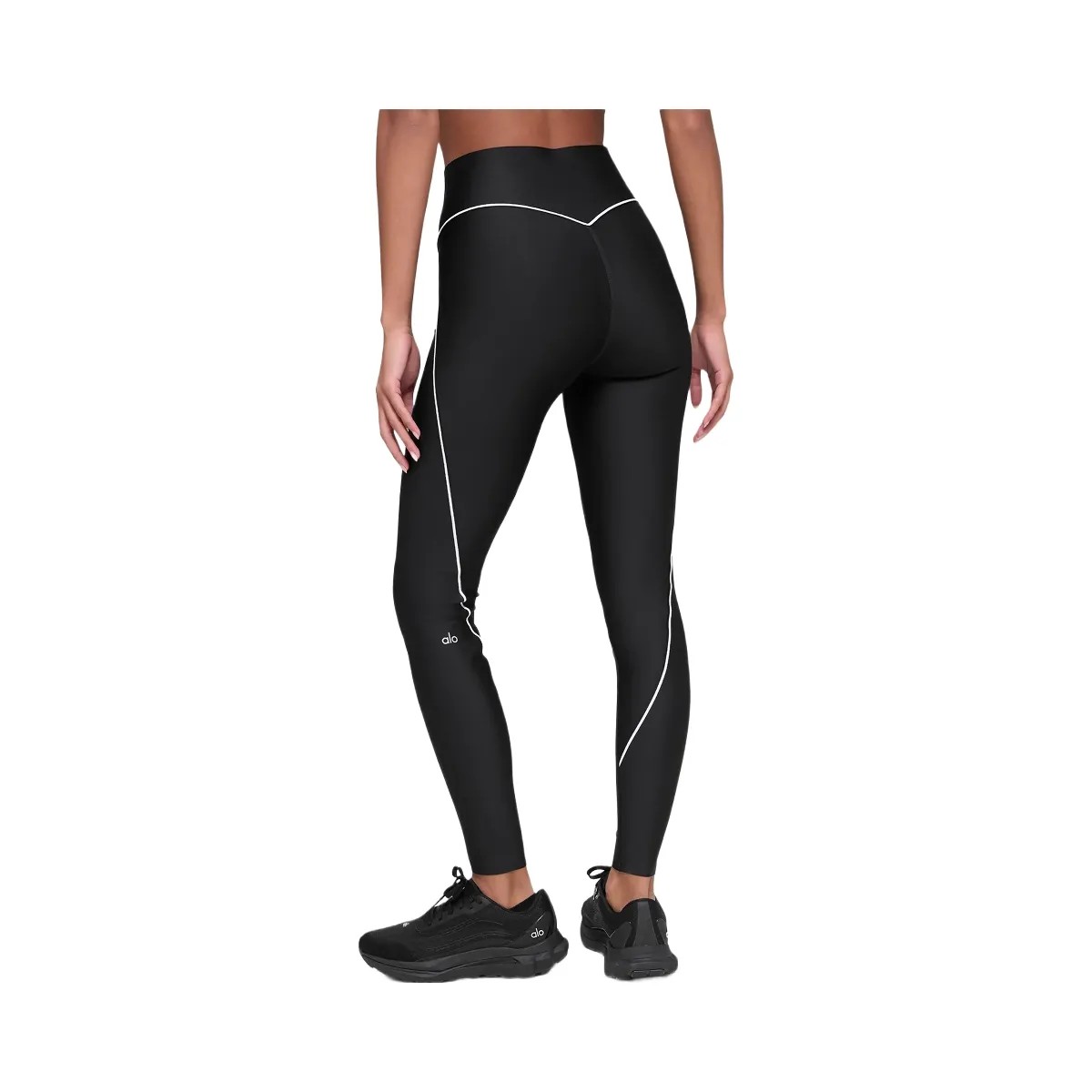 Alo Women's Airlift High-Waist Haven Legging - Black/White - HypeFly India View 4