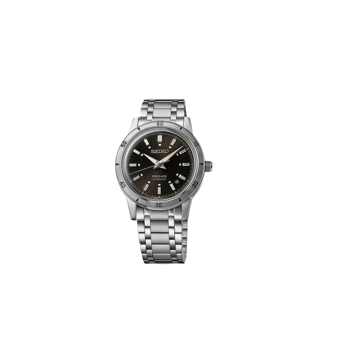Seiko Presage Style 60s Elegant Yet Rugged in brown - SRPL09J1 Men's - HypeFly India View 1
