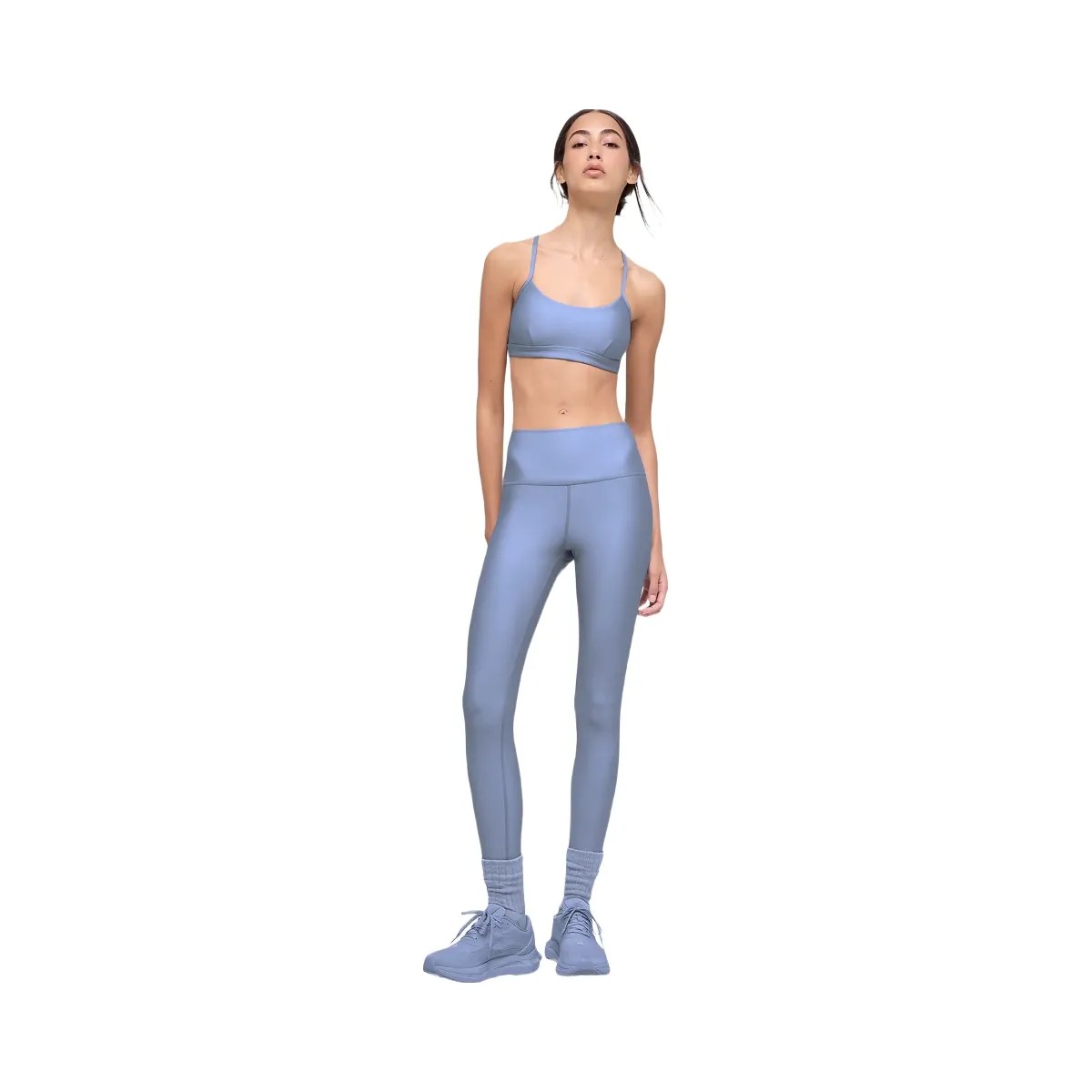 Alo Women's Airlift Intrigue Bra - Winter Frost - HypeFly India View 4