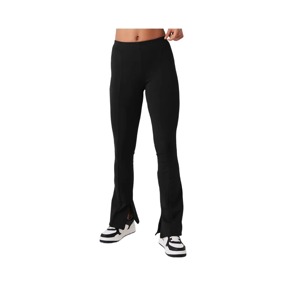 Alo Women's High-Waist 7/8 Zip It Flare Legging - Black - HypeFly India View 1