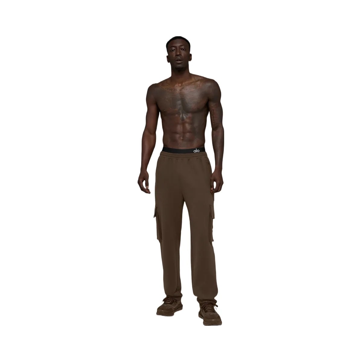 Alo Men's Double Take Cargo Pant - Espresso - HypeFly India View 1