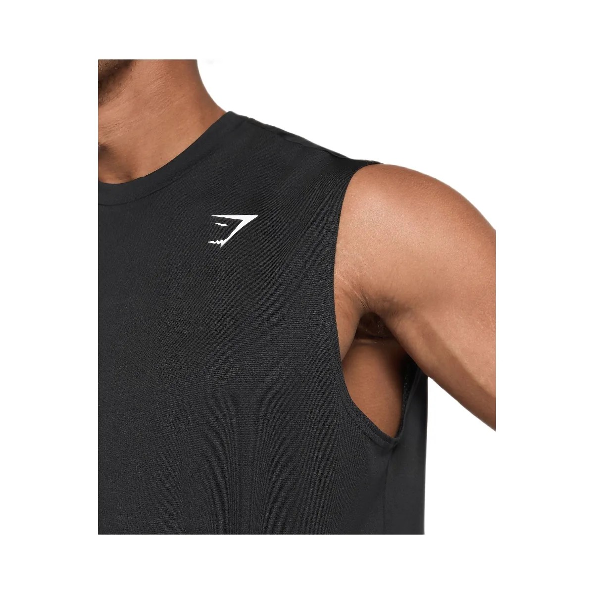 Gymshark Arrival Oversized Tank - Black - HypeFly India View 5