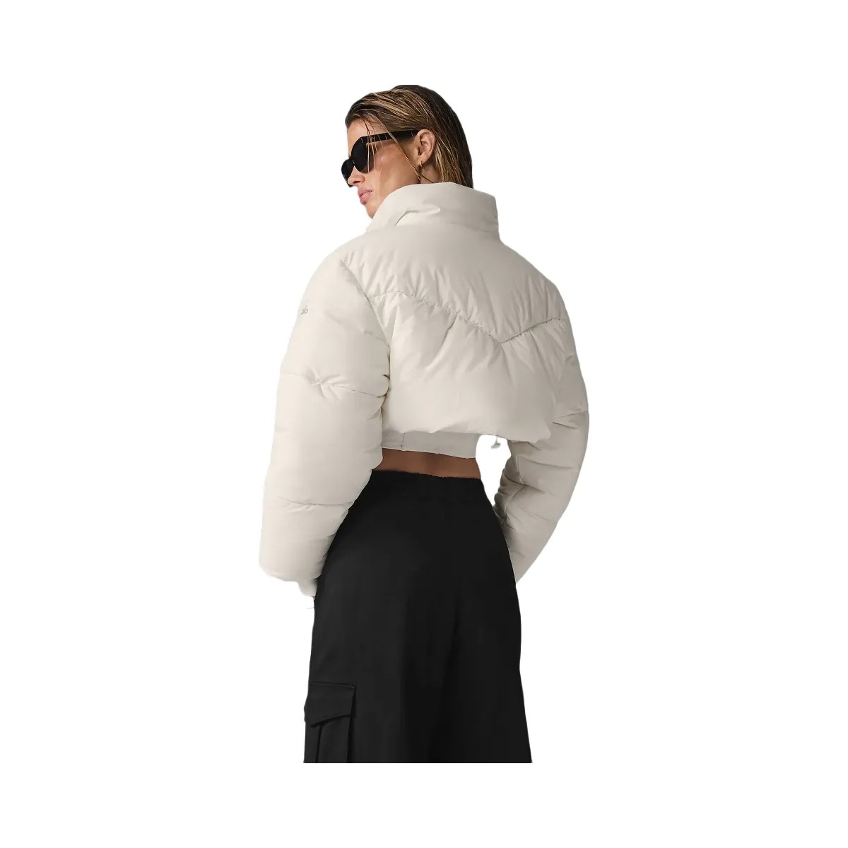 Alo Women's Main Act Corset Puffer - Ivory - HypeFly India View 3