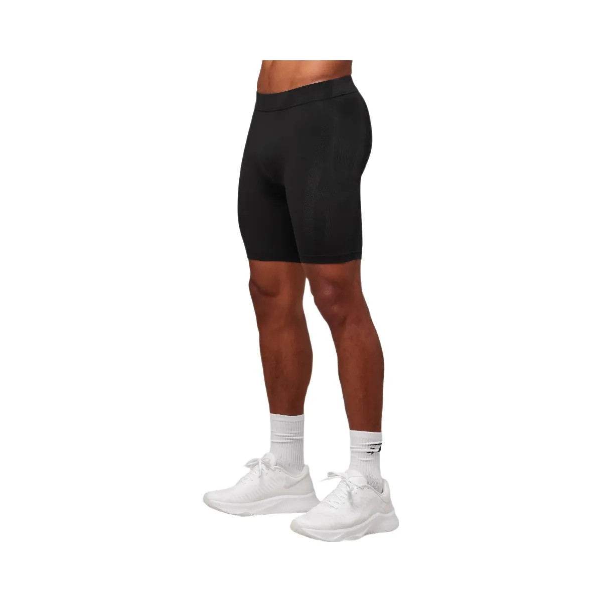 Gymshark everywear Warp Knit Half Tight - Black - HypeFly India View 5