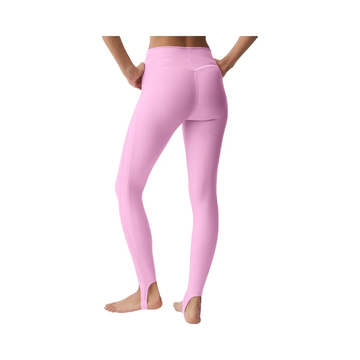 Alo Women's Airlift High-Waist Love Language Stirrup Legging - Candy Heart Pink - HypeFly India View 2