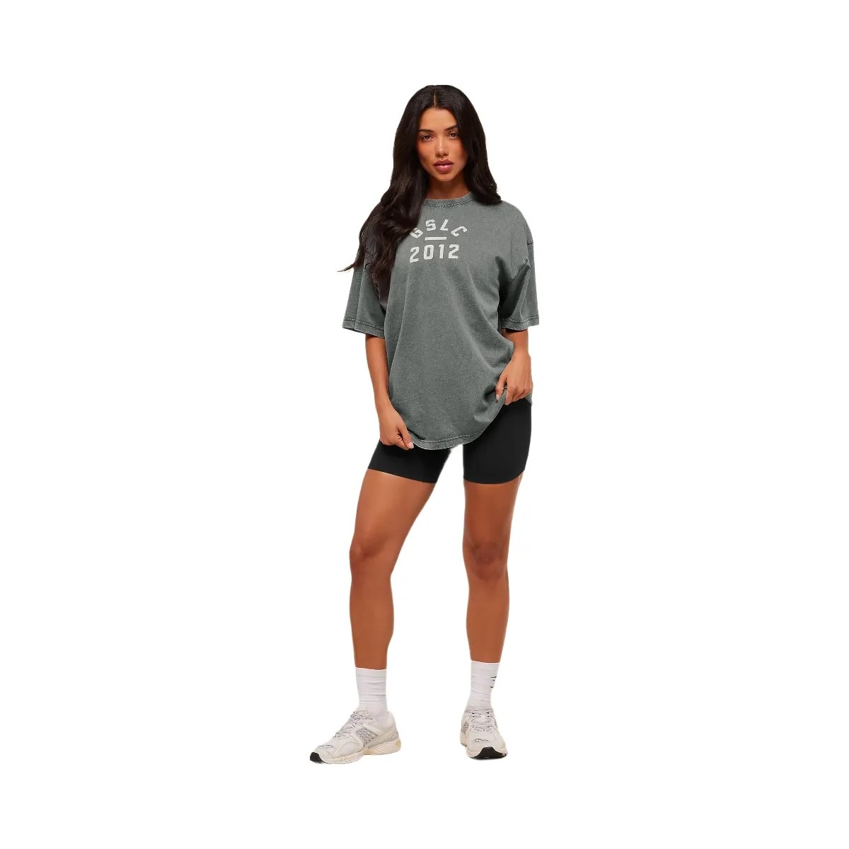Gymshark Lifting Club 2012 Graphic Short Sleeve T-Shirt - Slate Teal/Wash - HypeFly India View 4