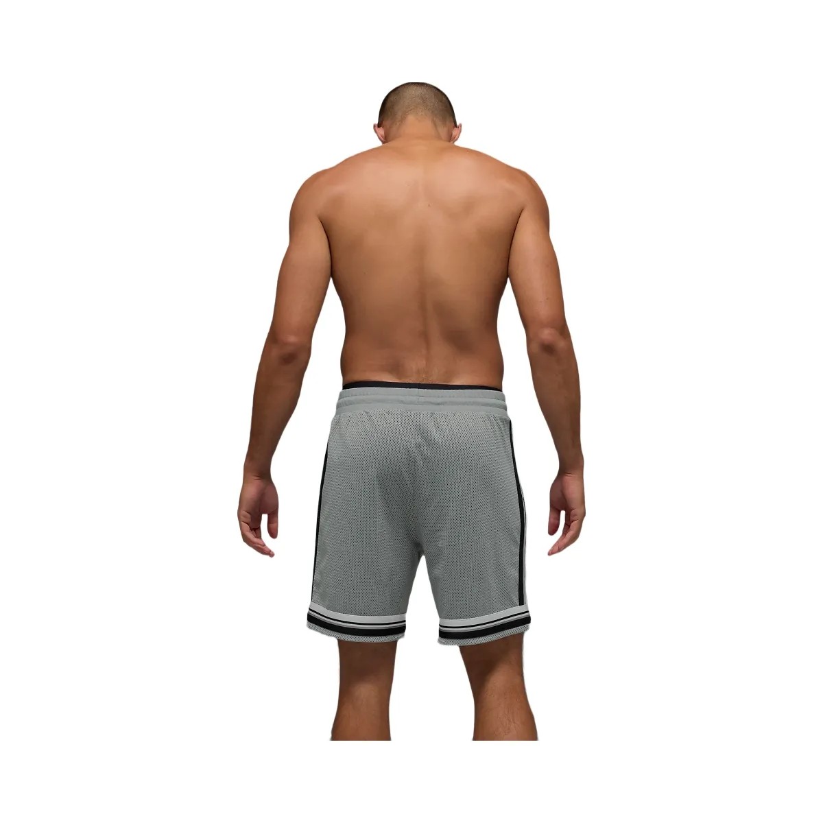 Alo Men's 7" Key Mesh Basketball Short - Lunar Grey - HypeFly India View 3