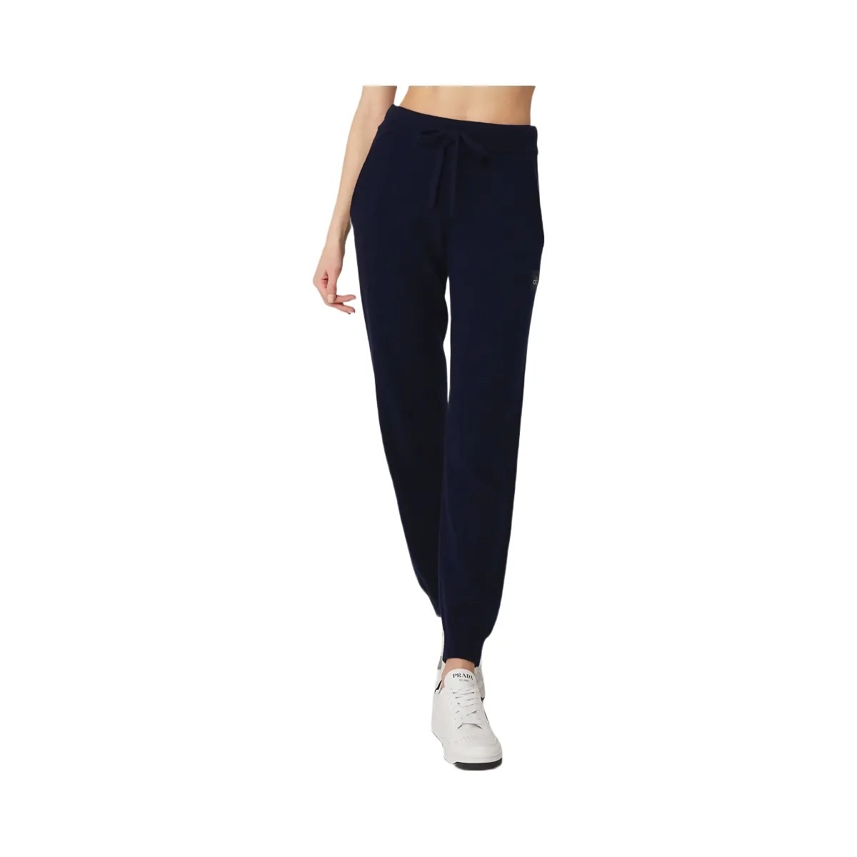 Alo Women's High-Waist Cashmere Jet Set Pant - Navy - HypeFly India View 3