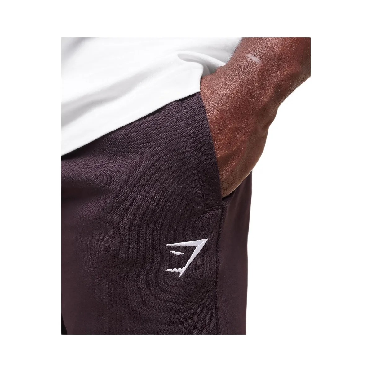 Gymshark Essential Oversized Joggers - Plum Brown - HypeFly India View 4
