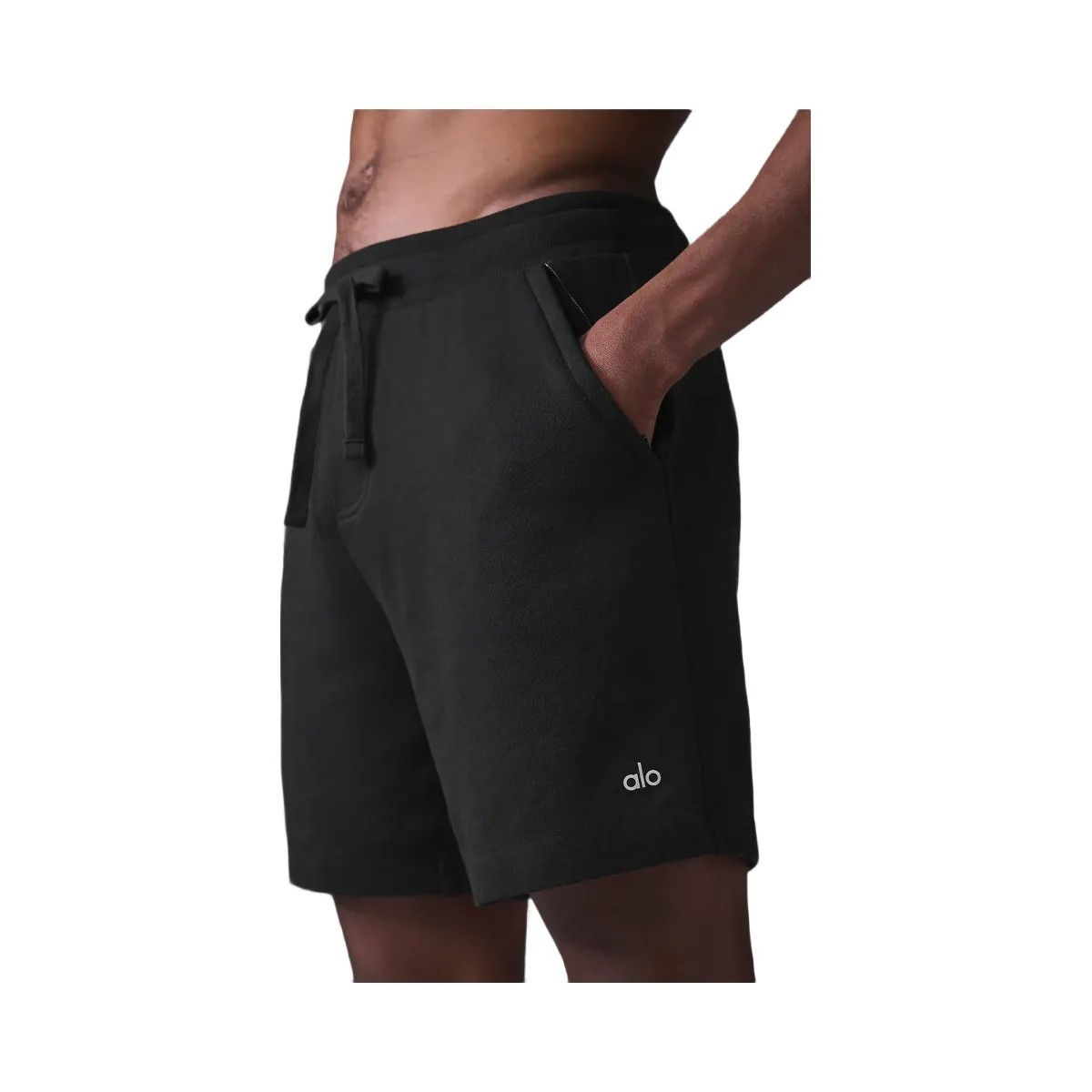 Alo Men's Chill Short - Black - HypeFly India View 4