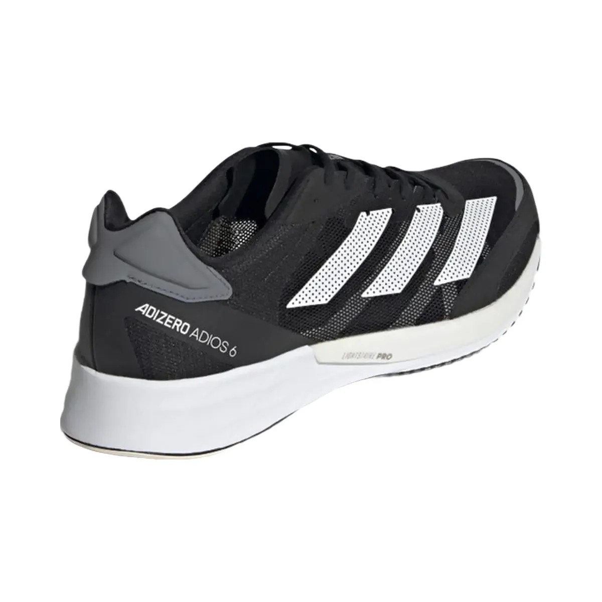 Adidas Adizero Adios 6 Black White - HypeFly India View 3