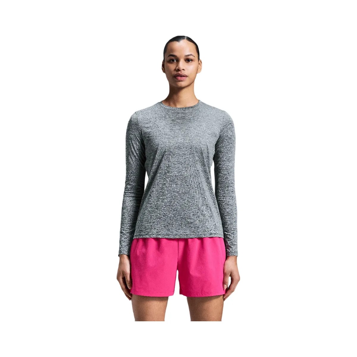 On Core Long-T Heather Gray - HypeFly India View 3