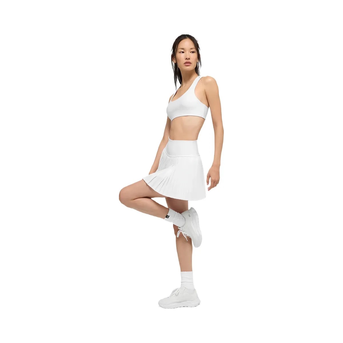 Alo Women's Airlift Advantage Racerback Bra - White - HypeFly India View 3