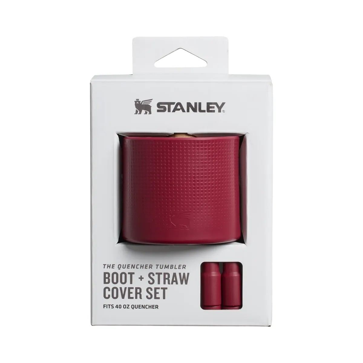 Stanley Quencher Boot and Straw Cover Set (40OZ) Cranberry - HypeFly India View 1