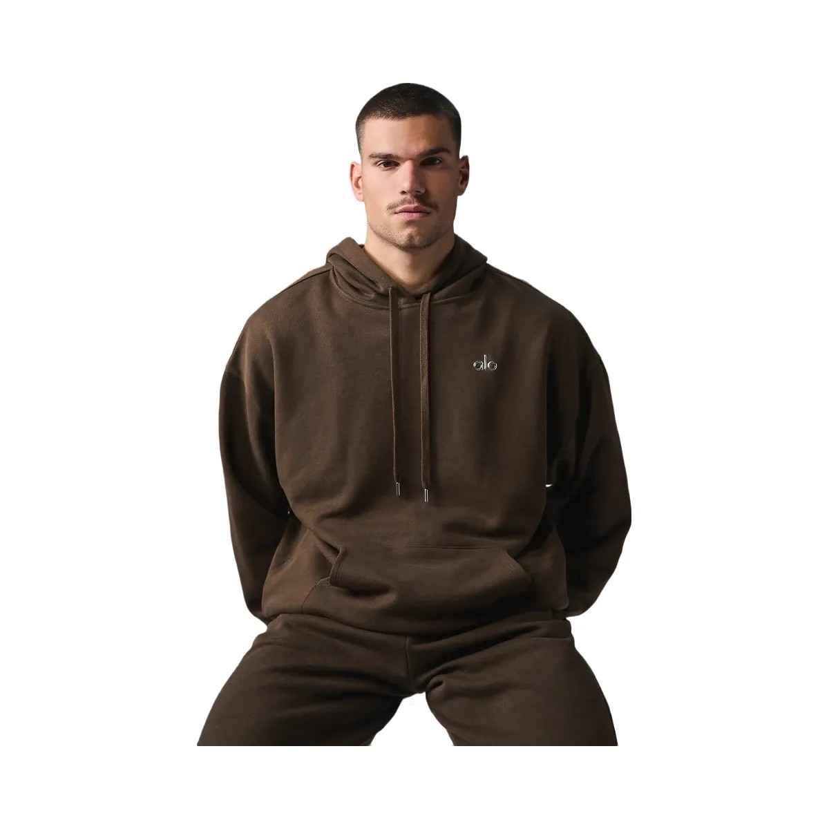 Alo Accolade Hoodie - Espresso - HypeFly India View 1