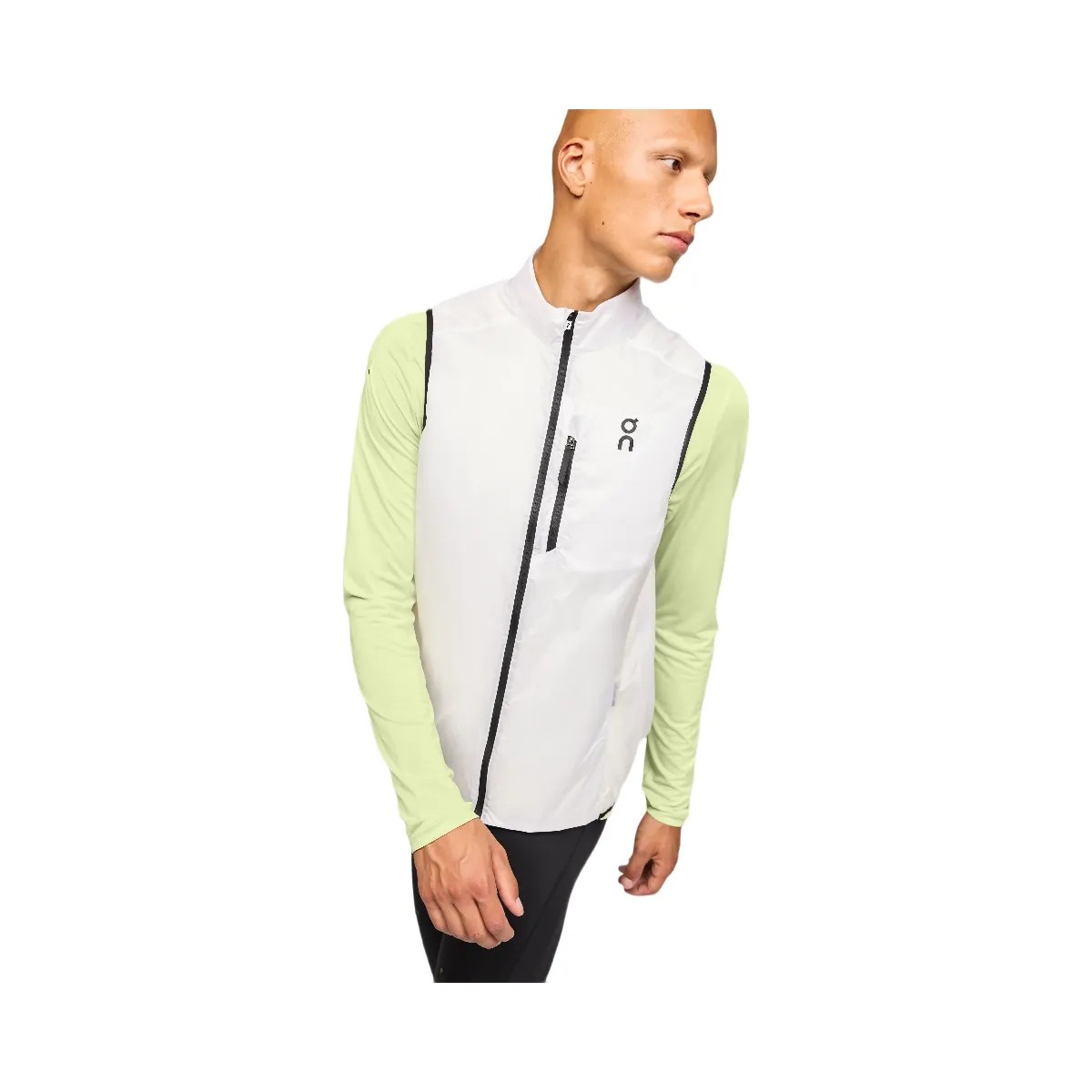 On Weather Vest White | Black - HypeFly India View 2