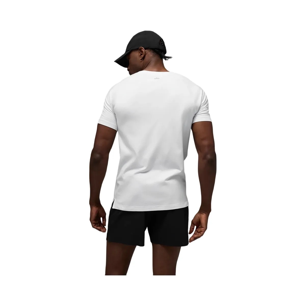 Alo Men's ALO Vapor Crewneck Short Sleeve - White - HypeFly India View 2