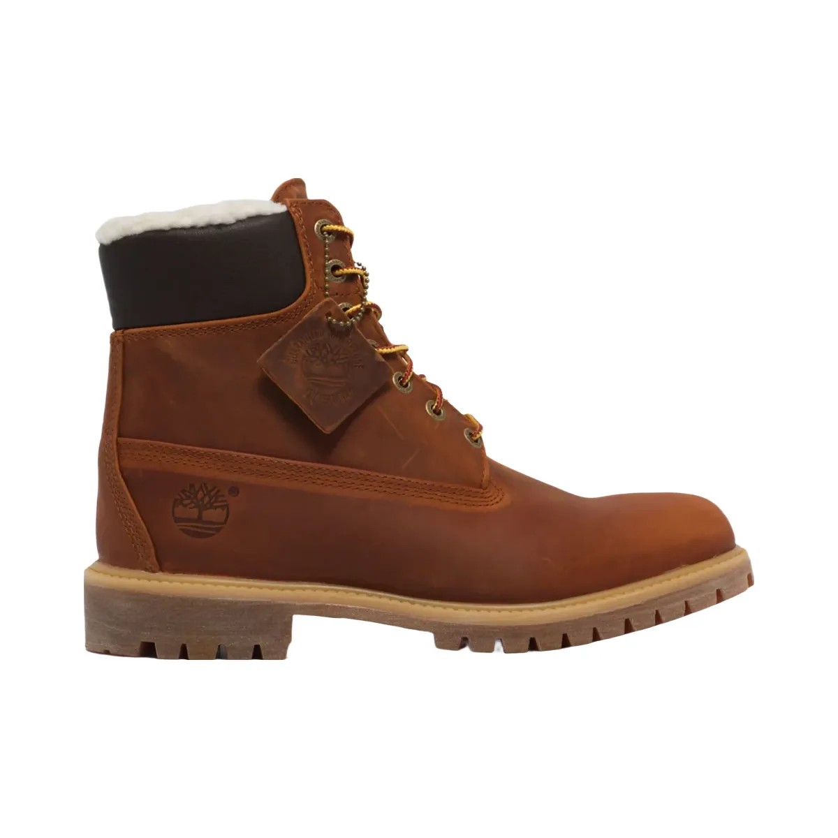 Timberland Heritage 6" Premium Boot Shearling Lined Rust - HypeFly India View 1