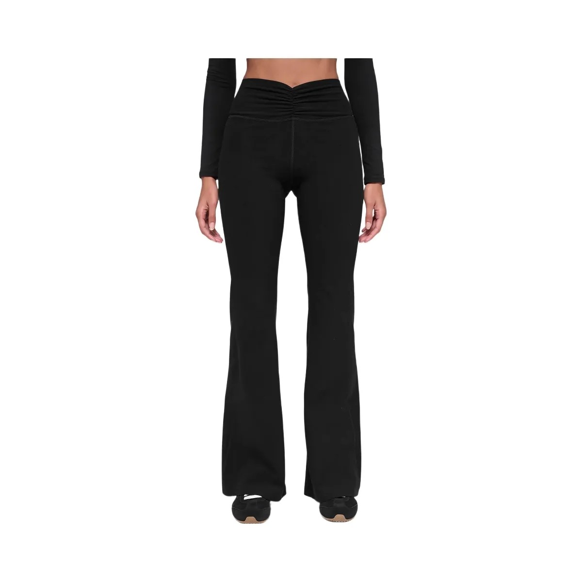 Alo Women's soft Intuition High-Waist Bootcut - Black - HypeFly India View 1