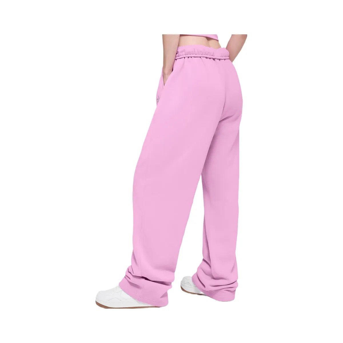 Alo Accolade Straight Leg Sweatpant - Candy Heart Pink - HypeFly India View 2