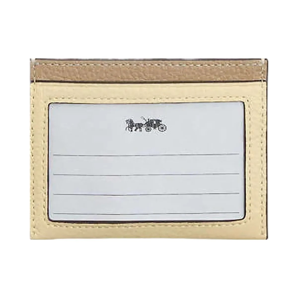 Coach Slim Id Card Case With Lemon Graphic Silver-Moonlight - HypeFly India View 1