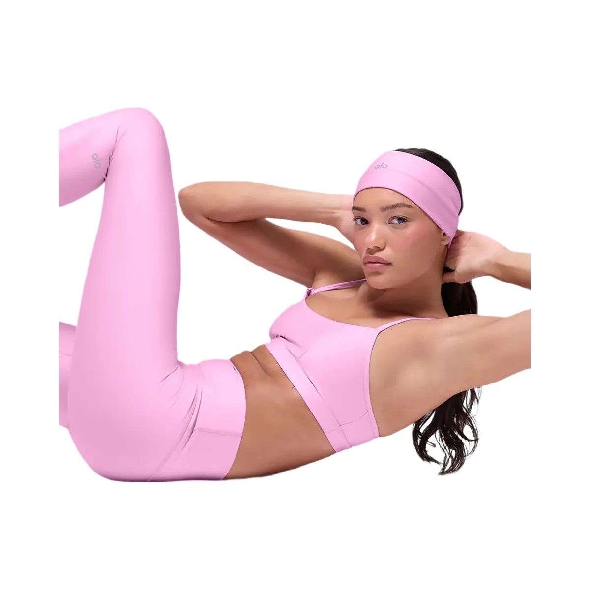 Alo Women's Airlift Intrigue Bra - Candy Heart Pink - HypeFly India View 3